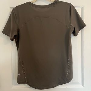 Lululemon High Neck Running and Training T shirt
